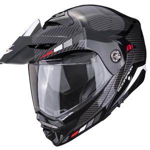 Motorradhelm SCORPION ADX-2 CAMINO schwarz-silber-rot Ausverkauf