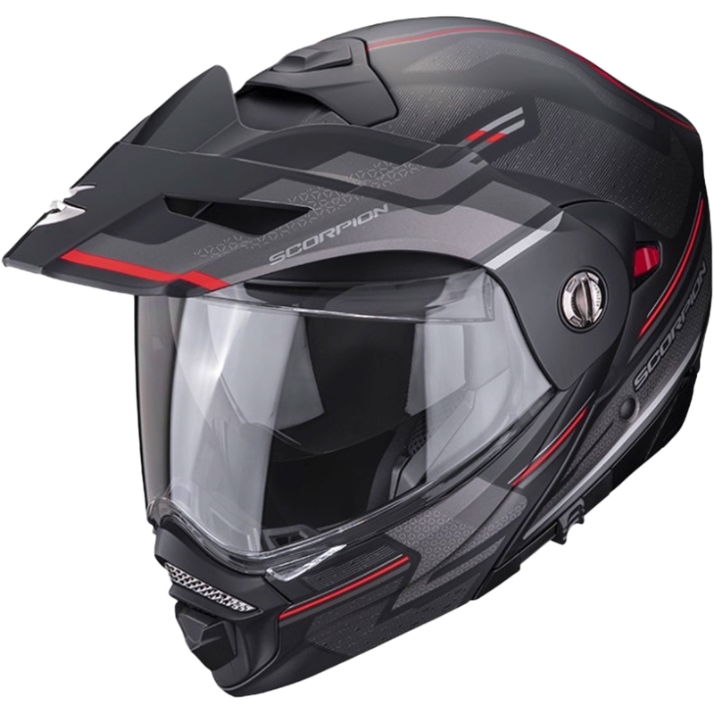 Motorradhelm SCORPION ADX-2 CARRERA matt schwarz-rot