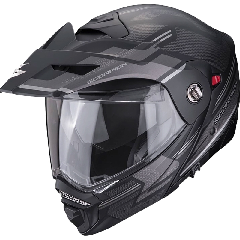 Motorradhelm SCORPION ADX-2 CARRERA matt schwarz-silber