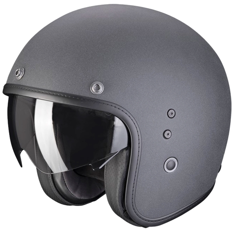 Offener Helm SCORPION BELFAST EVO GRAPHITE dunkelgrau