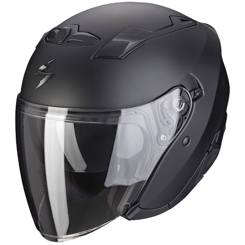 Offener Motorradhelm SCORPION EXO-230 Solid schwarz matt