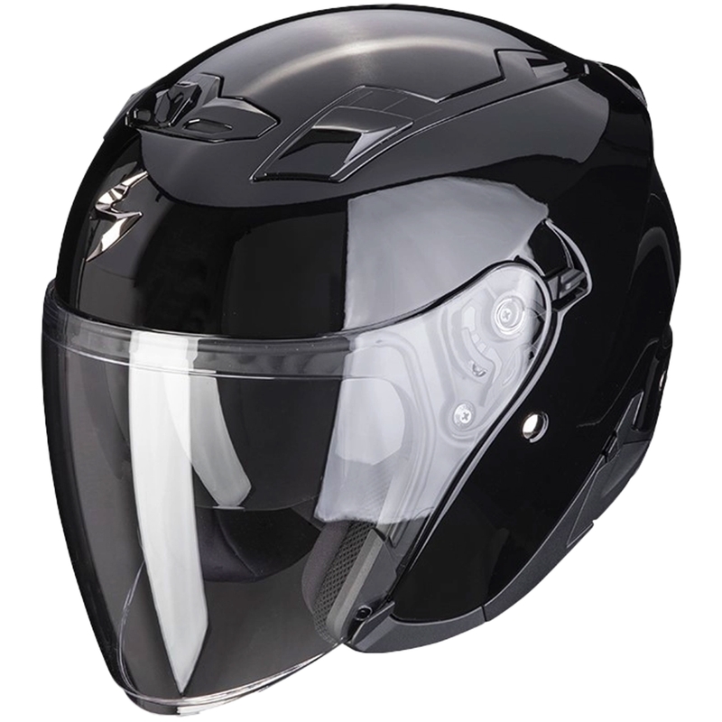 Offener Motorradhelm SCORPION EXO-230 Solid schwarz