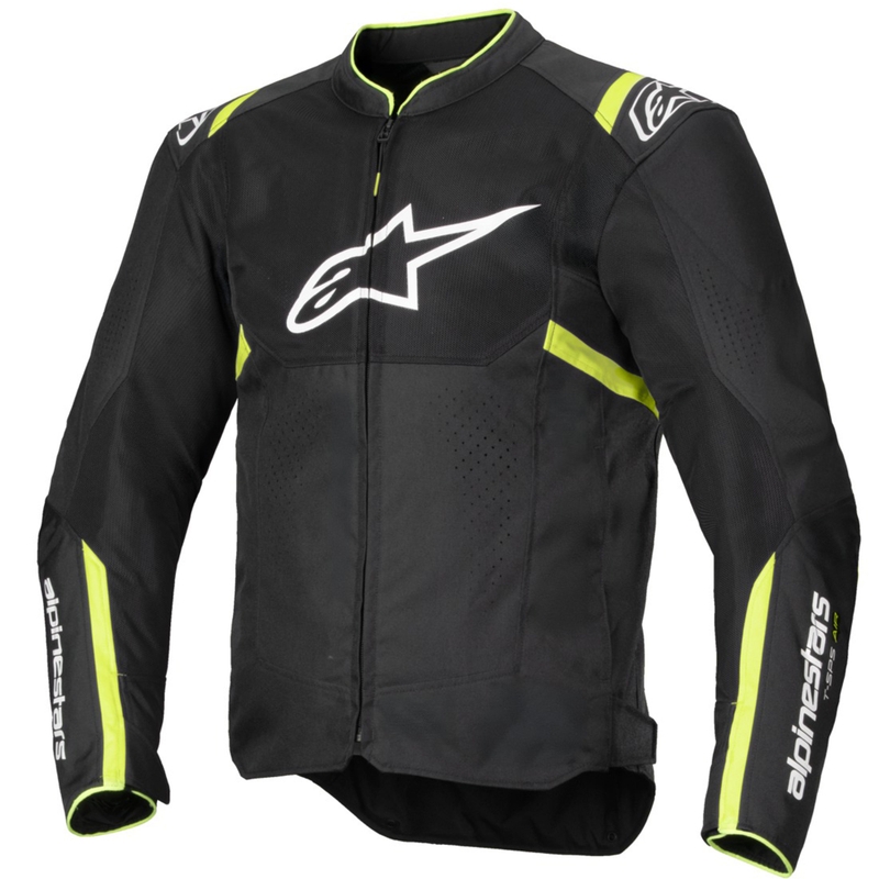 Motorradjacke Alpinestars T-SPS Air V2 schwarz-neongelb