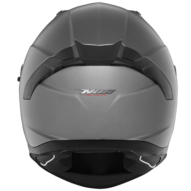 NOX N401 Integralhelm für Motorradfahrer, Titan matt