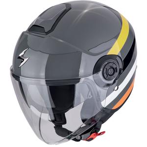 Offener Helm Scorpion EXO-CITY II BEE grau-gelb-schwarz