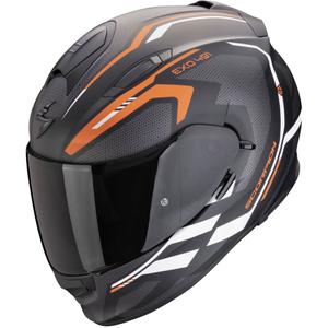 Scorpion EXO-491 KRYPTA Integralhelm Motorrad matt schwarz-orange-weiß