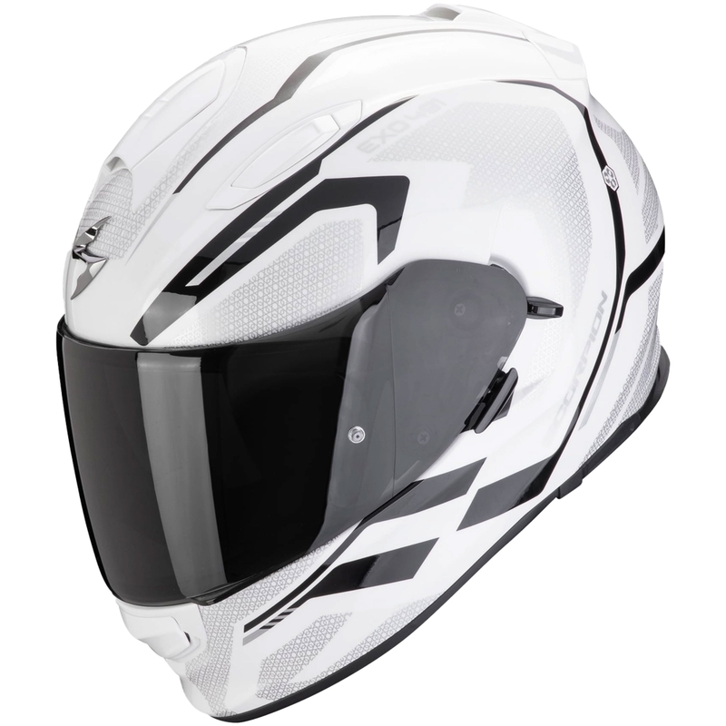 Scorpion EXO-491 KRYPTA Integralhelm Motorrad weiß-schwarz