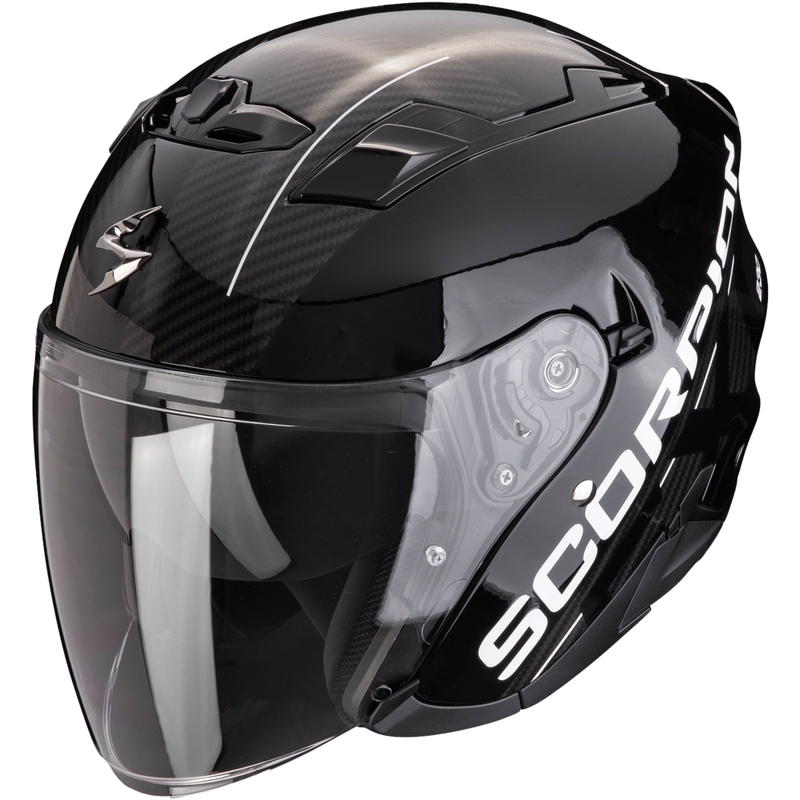 Offener Motorradhelm SCORPION EXO-230 QR schwarz-silber Ausverkauf
