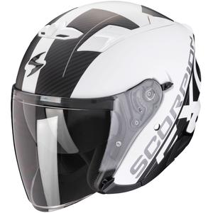 Offener Motorradhelm SCORPION EXO-230 QR mattweiß-schwarz