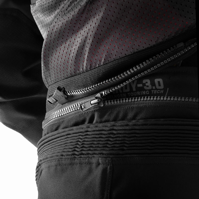 Rebelhorn Hardy 3.0 Kurze Motorradhose Schwarz