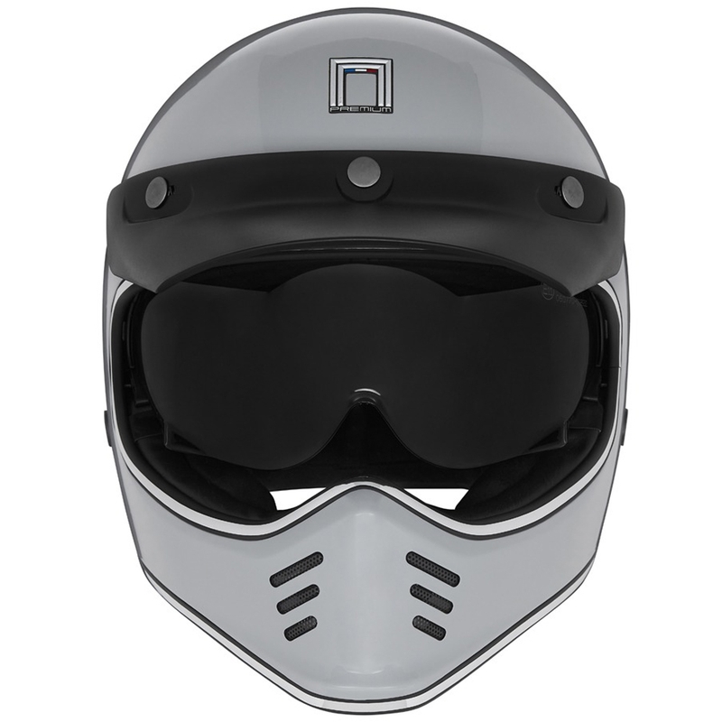 Integralhelm Motorrad NOX PREMIUM SEVENTY II grau