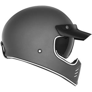 NOX PREMIUM SEVENTY II Integralhelm für Motorradfahrer, Titan