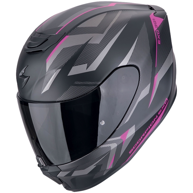 Scorpion EXO-391 AAXO Integralhelm Motorrad matt schwarz-pink