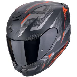 Scorpion EXO-391 AAXO Integral-Motorradhelm mattschwarz-rot