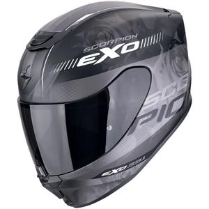 Integrierter Motorradhelm Scorpion EXO-391 AVA mattschwarz-silber
