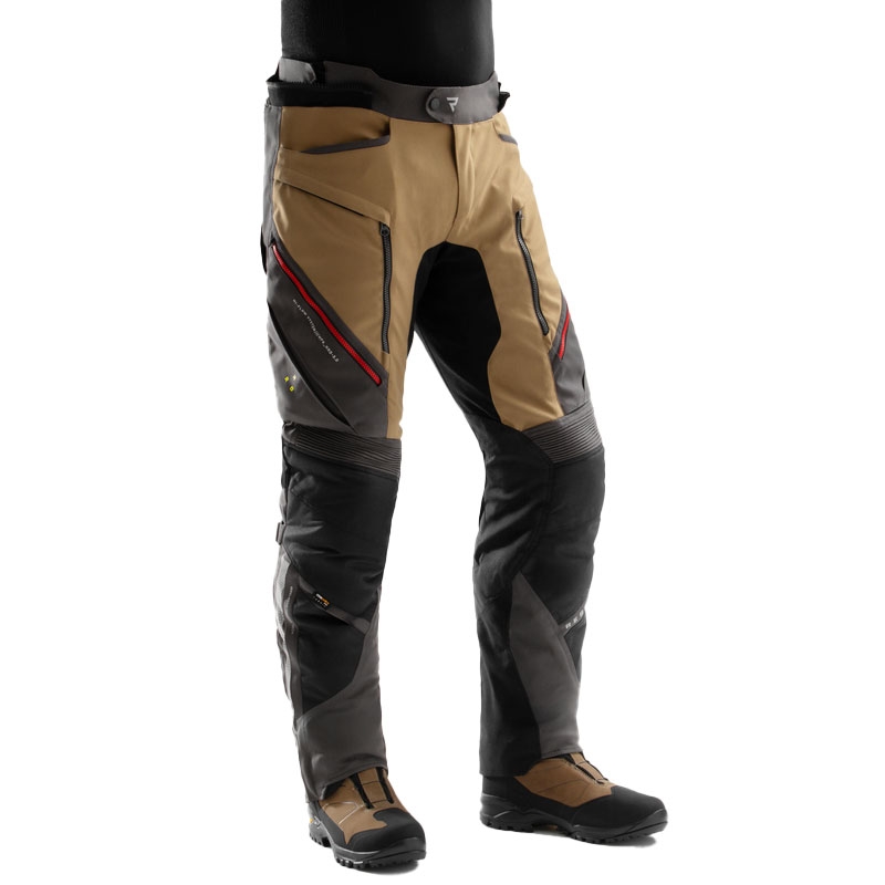 Motorradhose Rebelhorn Hardy 3.0 beige-grau-rot