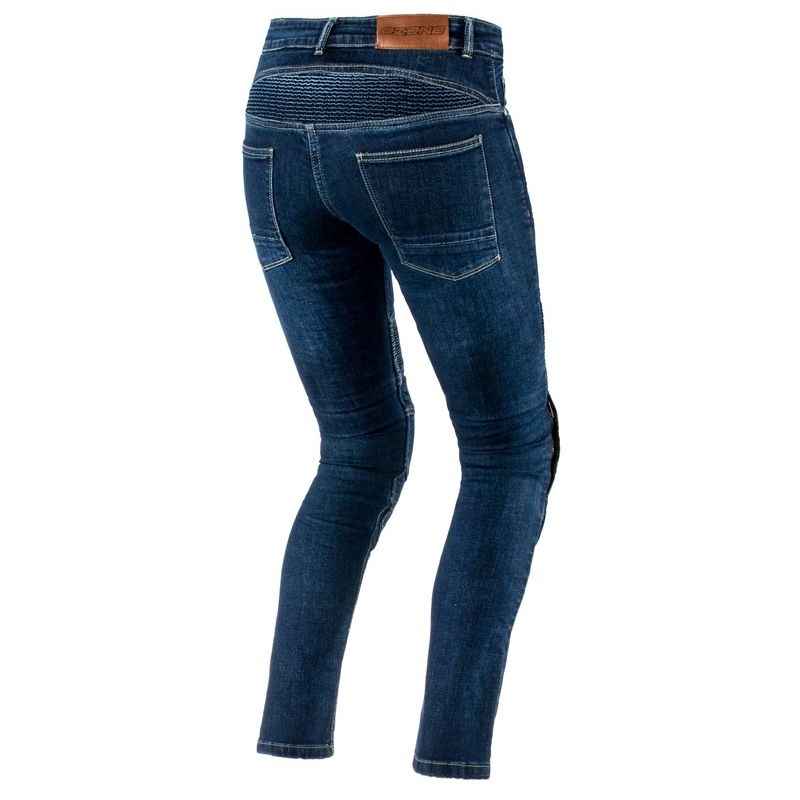 Women's Ozone Agness Blaue Motorradjeans Ausverkauf