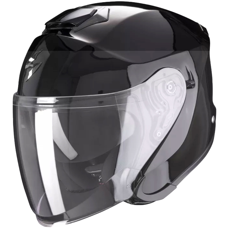 Offener Helm Scorpion EXO-S1 Solid schwarz glänzend