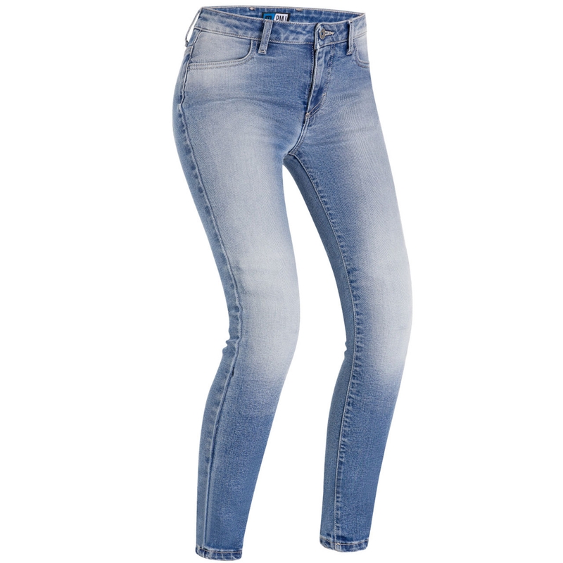 Damen Motorradjeans PMJ Ginevra blau