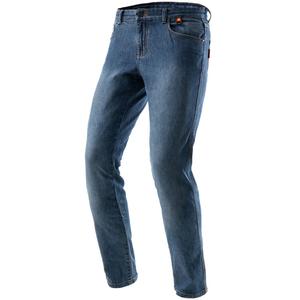 Rebelhorn Bronco verwaschene blaue Motorradjeans mit verlängertem Bein