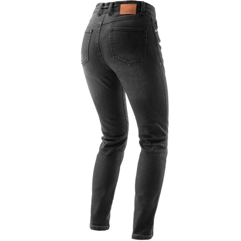Damen Motorradjeans Rebelhorn Bronco verwaschen schwarz