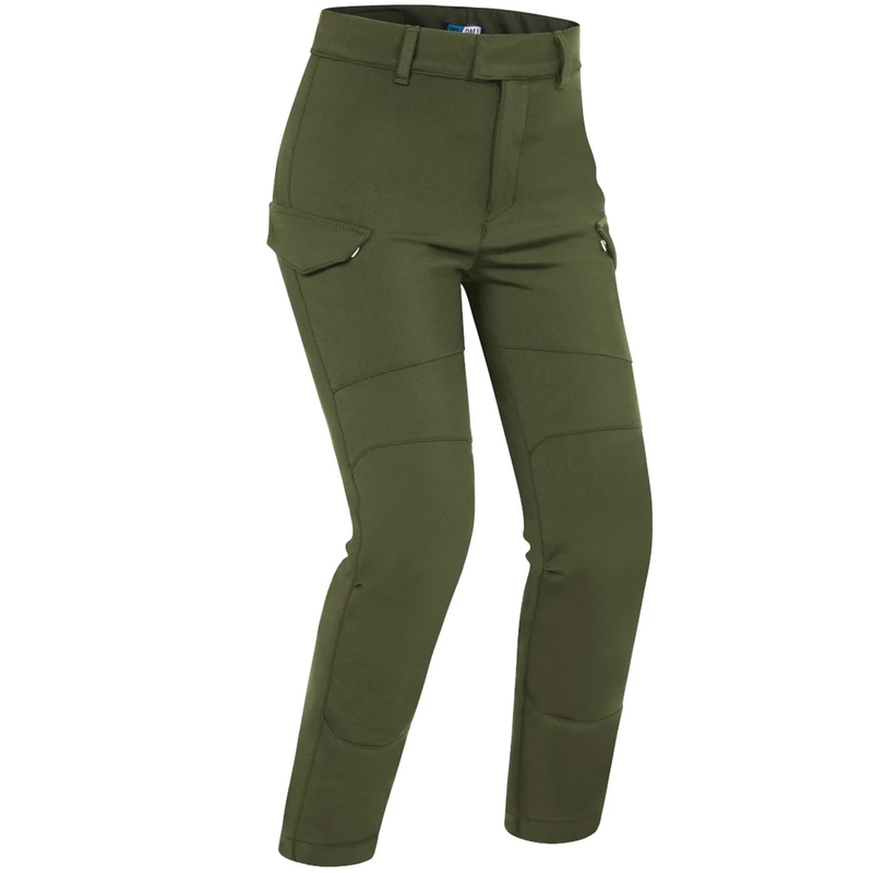 Damen Motorradjeans PMJ Sidney khaki