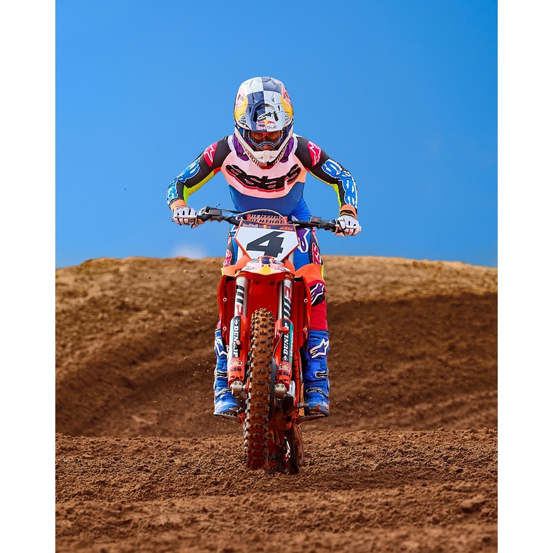 Alpinestars Supertech SX Motocross-Trikot limitierte Auflage HAY mehrfarbig