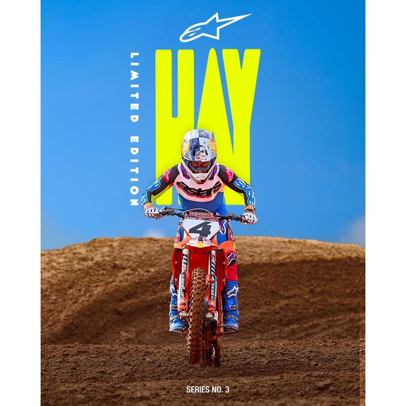 Alpinestars Supertech SX Motocross-Trikot limitierte Auflage HAY mehrfarbig