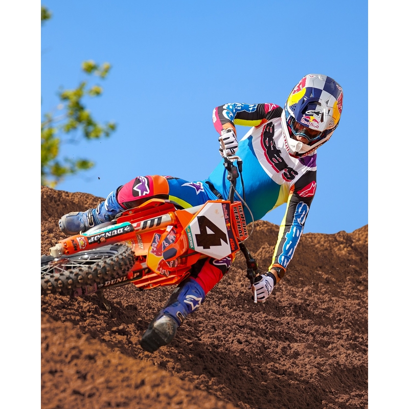 Alpinestars Supertech SX Motocross-Trikot limitierte Auflage HAY mehrfarbig