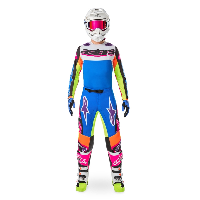 Alpinestars Supertech SX Motocross-Trikot limitierte Auflage HAY mehrfarbig
