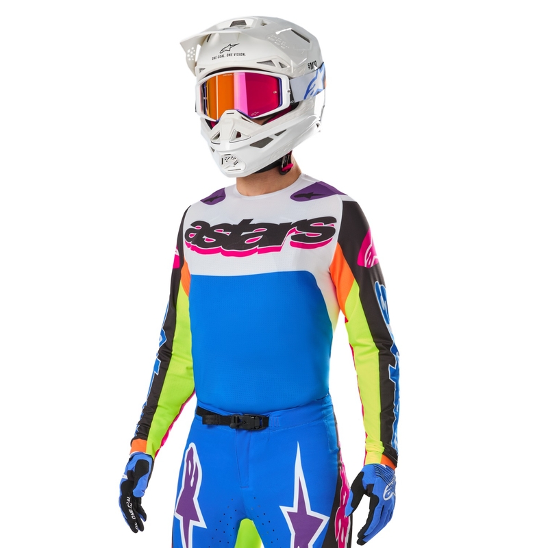 Alpinestars Supertech SX Motocross-Trikot limitierte Auflage HAY mehrfarbig