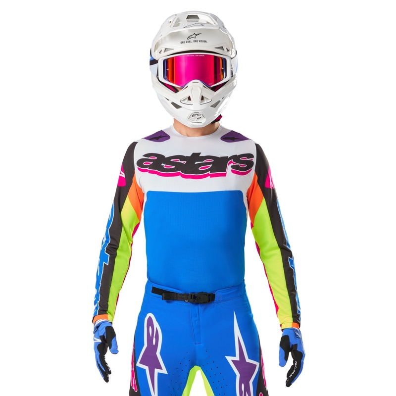Alpinestars Supertech SX Motocross-Trikot limitierte Auflage HAY mehrfarbig