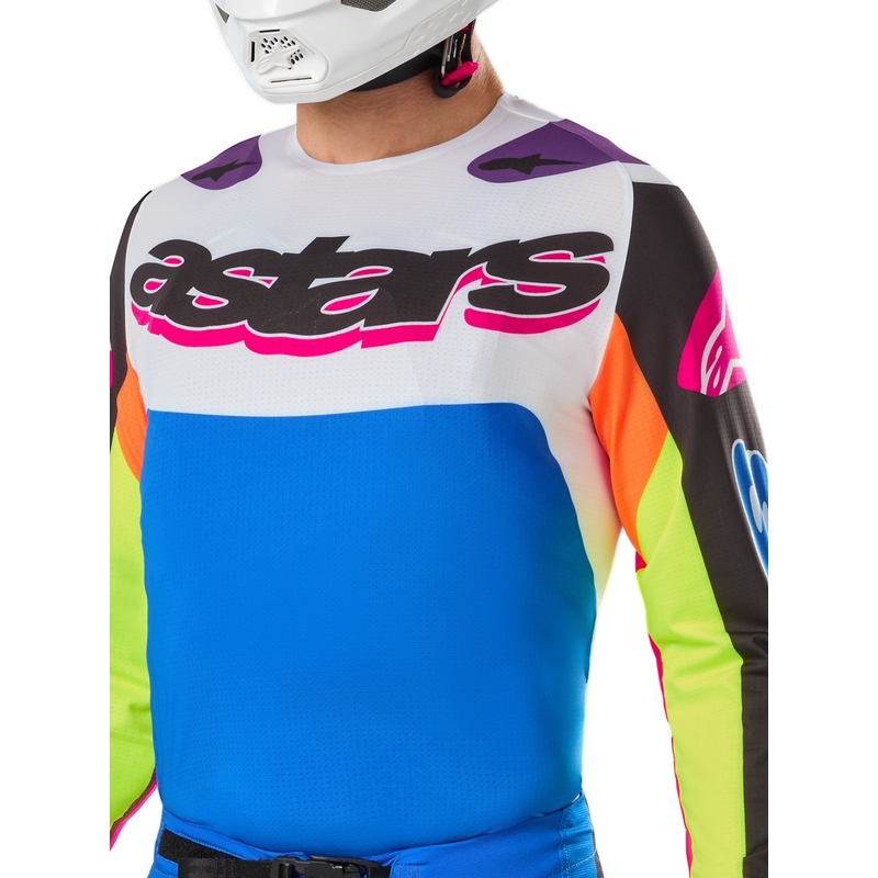 Alpinestars Supertech SX Motocross-Trikot limitierte Auflage HAY mehrfarbig