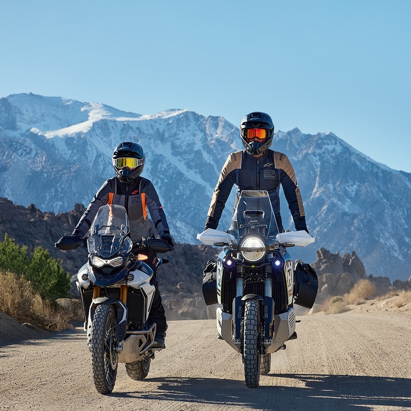 Alpinestars ST-2 Air Motorradjacke dunkelblau-dunkelkhaki-schwarz