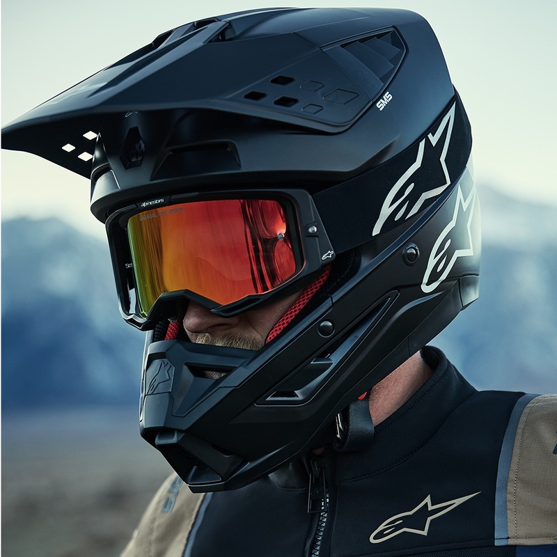 Alpinestars ST-2 Air Motorradjacke dunkelblau-dunkelkhaki-schwarz