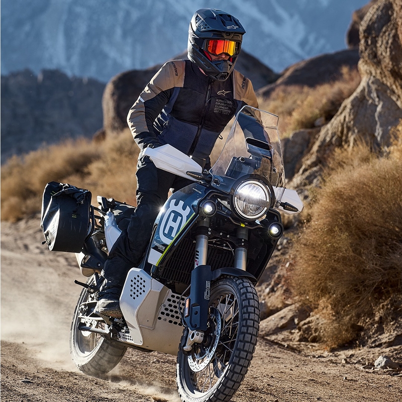 Alpinestars ST-2 Air Motorradjacke dunkelblau-dunkelkhaki-schwarz