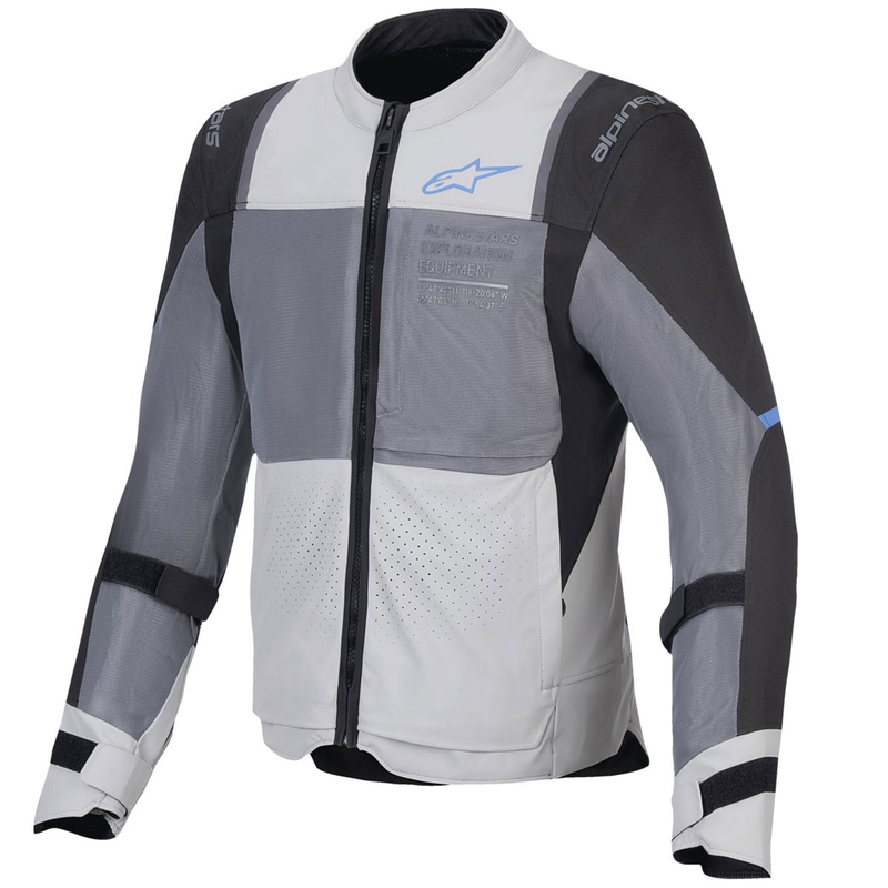 Alpinestars ST-2 Air Motorradjacke hellgrau-grau-schwarz