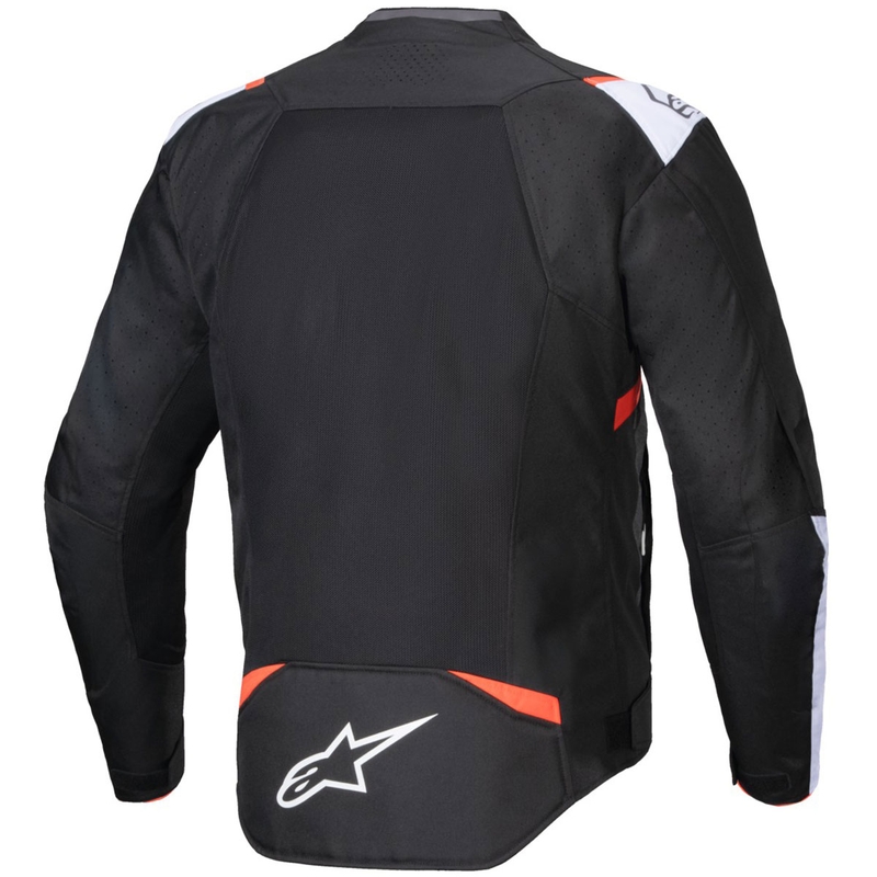 Motorradjacke Alpinestars T-SPS Air V2 schwarz-weiß-neonrot