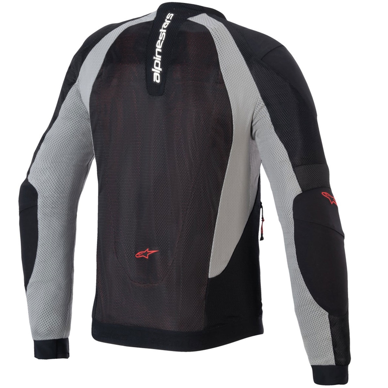 Alpinestars TROOP-AIR Motorradjacke schwarz-hellgrau-rot