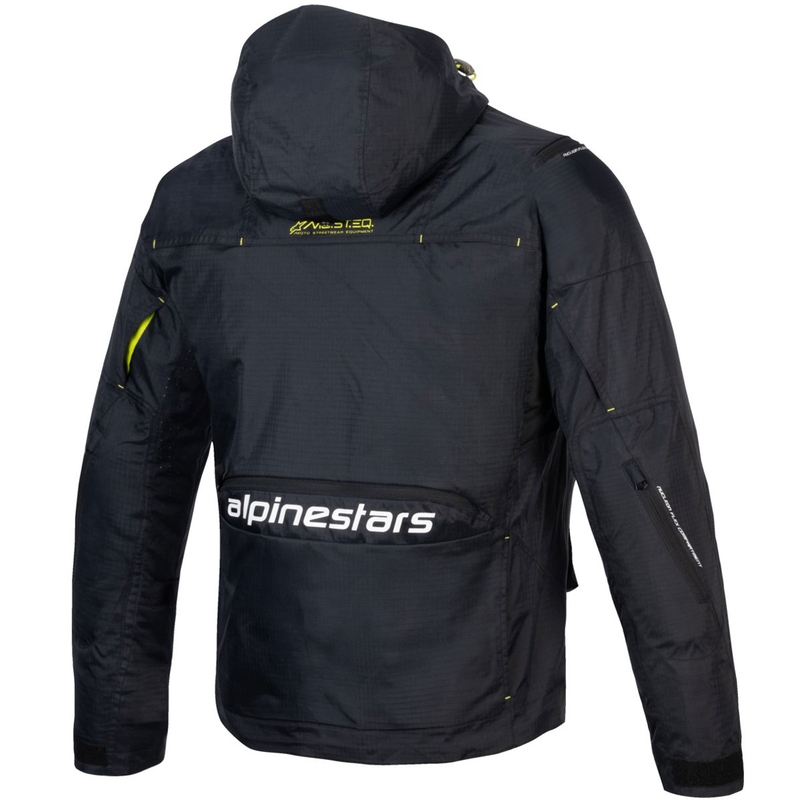 Motorradjacke Alpinestars MOGRESS AIR schwarz-lime-weiß
