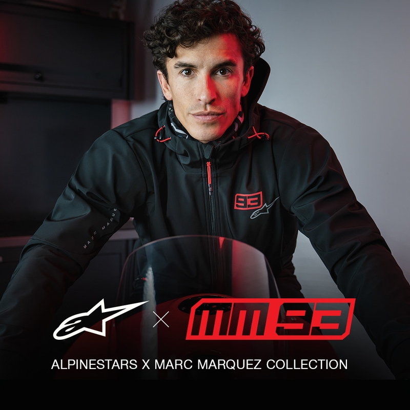 Alpinestars RADIUM TECH HOODIE MM93 Motorrad Sweatshirt schwarz-rot-grau