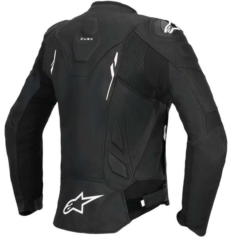 Alpinestars Stella Dusk Damen Leder Motorradjacke schwarz-weiß