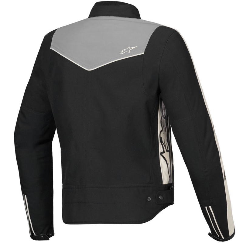 Motorradjacke Alpinestars Stella T-Dyno Water Resistant Damen Schwarz-Dunkelgrau-Grau-Beige