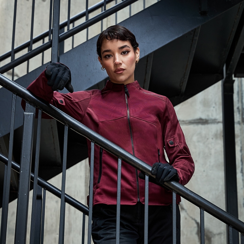 Alpinestars STELLA C-1 AIR Damen Motorradjacke lila