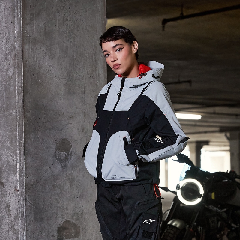 Alpinestars MOLLY AIR Damen Motorradjacke schwarz-mandel