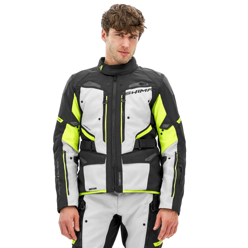 Motorradjacke Shima Dune fluo gelb