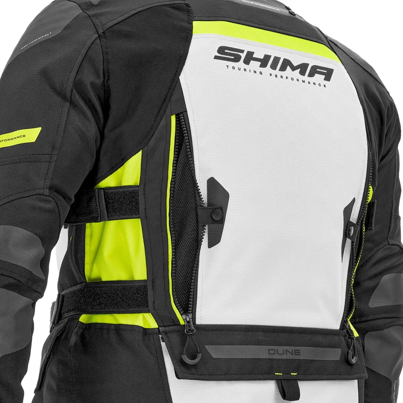 Motorradjacke Shima Dune fluo gelb