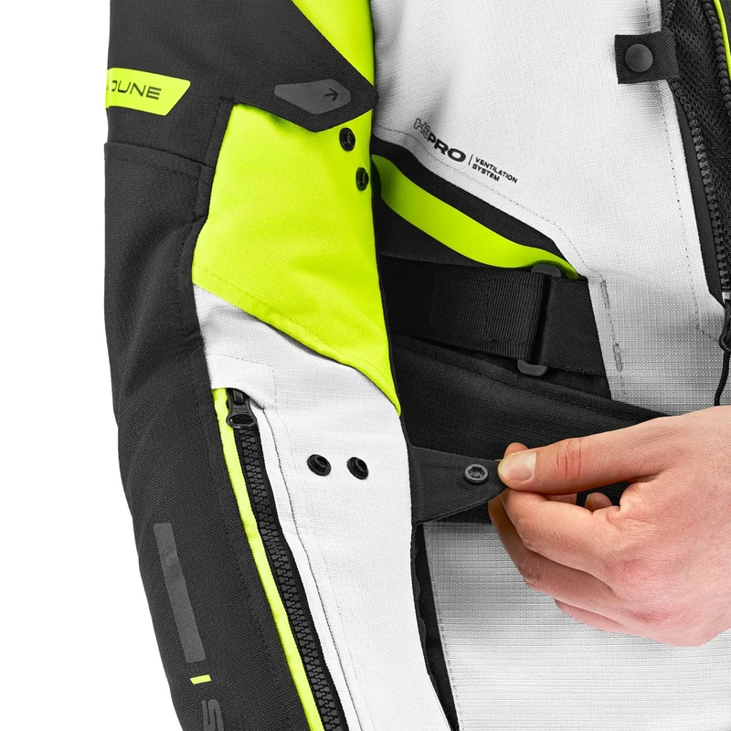 Motorradjacke Shima Dune fluo gelb