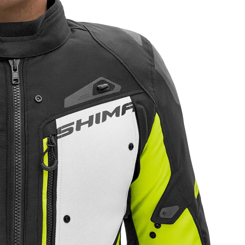 Motorradjacke Shima Dune fluo gelb