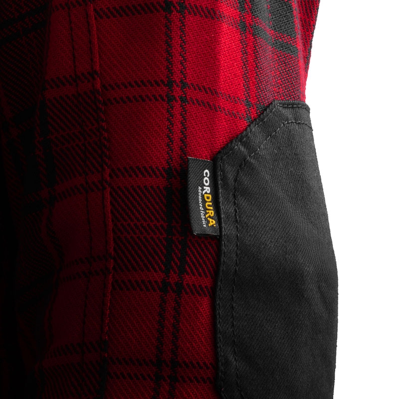 Rebelhorn Shifter Motorradhemd schwarz-rot